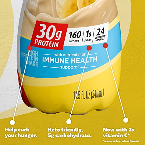 Premier Protein Shake, Bananas & Cream, 30g Protein, 1g Sugar, 24 Vitamins & Minerals Premier ProteinBuy Supplements Australia