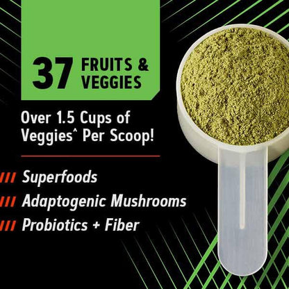 GNC AMP Amplified Greens Superfoods Performance Blend - Vegan Athlete Superfood Drink - Blueberry Pomegranate - 9.9 Oz (30 Servings) GNCBuy Supplements Australia