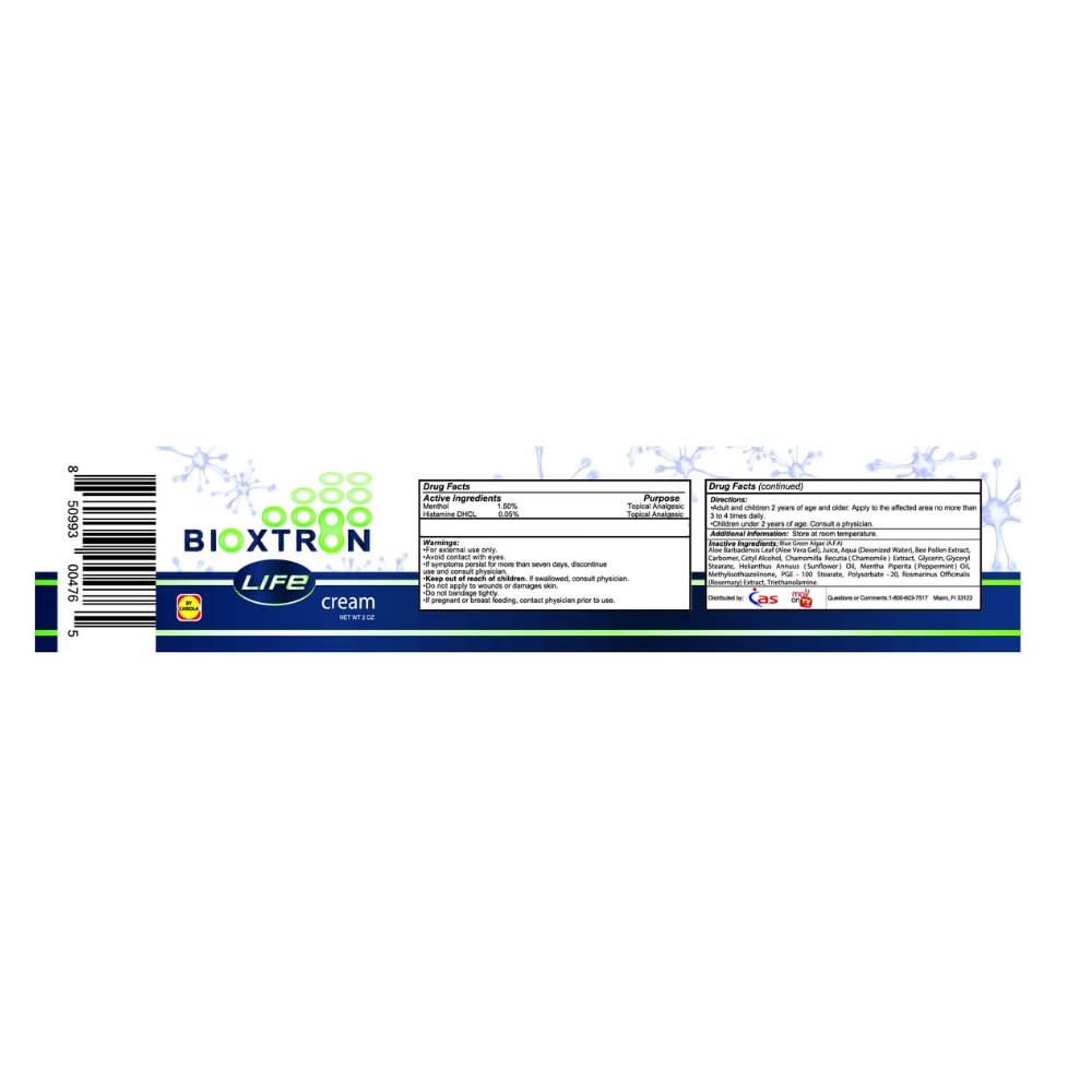 Bioxtron Life AFA Stem Cell Supplement - Joint Support & Muscle Pain - Immune System Support - Support Energy Levels - Stem Cell Production - Blue Green Algae Spirulina - 90 Caps + Cream 2 oz BioxtronBuy Supplements Australia