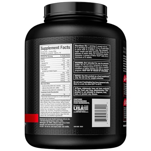 MuscleTech Whey Protein Powder | MuscleTech Nitro-Tech | Isolate & Peptides MuscleTechBuy Supplements Australia
