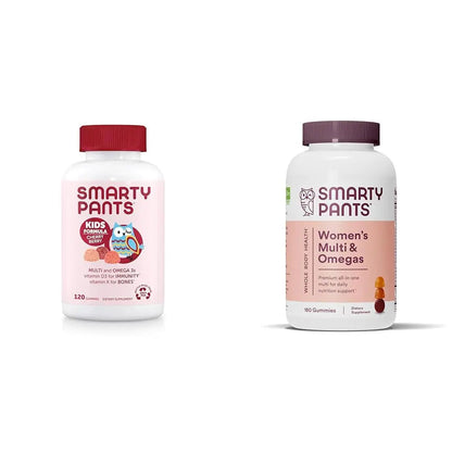 SmartyPants Kids Multivitamin Gummies & Women's Multivitamin Gummies: Omega 3 Fish Oil (EPA/DHA), Methylfolate SmartyPantsBuy Supplements Australia