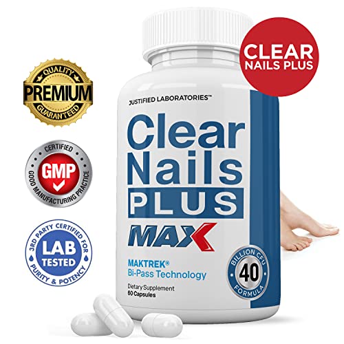 Justified Laboratories (2 Pack) Clear Nails Plus Max Pills 40 Billion CFU Probiotic Supports Justified LaboratoriesBuy Supplements Australia