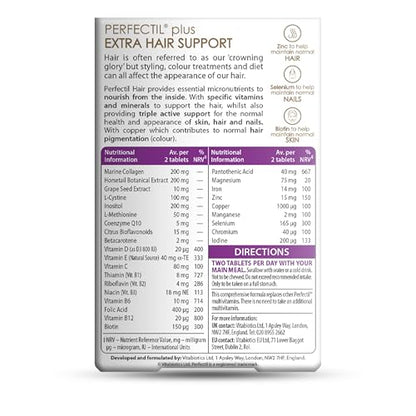 Perfectil Vitabiotics Multivitamin | Hair Growth and Thickening Formula | Supports Thicker, Healthy Hair | Vitamin D, E, Collagen, Biotin, and More PerfectilBuy Supplements Australia