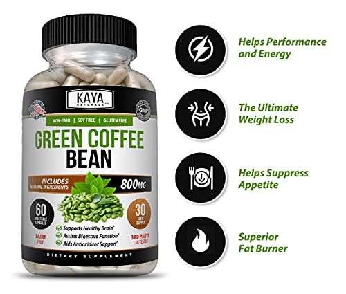 Kaya Naturals Green Coffee Bean 60ct - Weight Management Kaya NaturalsBuy Supplements Australia