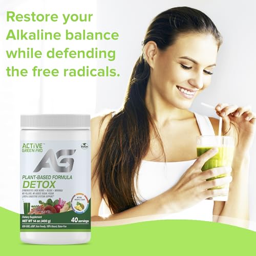 Active Green Pro - Detox Powder, Blend of Synergistic Liver Herbs, Reishi, Moringa Active Green ProBuy Supplements Australia