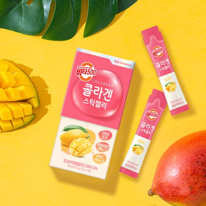 KWANGDONG Vita500 Mango Collagen Peptides Stick Jelly, with Vitamin C, to Support Skin KWANGDONGBuy Supplements Australia