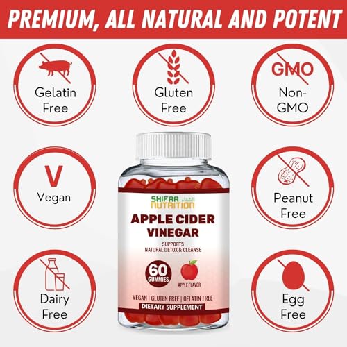 SHIFAA NUTRITION Halal Apple Cider Vinegar Gummies. Cleanse & Detox ACV Gummies SHIFAA NUTRITIONBuy Supplements Australia