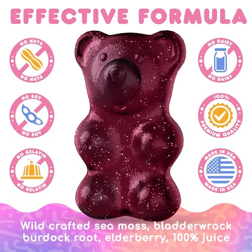 Biolore Sea Moss Gummies with Elderberry, Contains Irish Sea Moss, Organic Extract BioloreBuy Supplements Australia