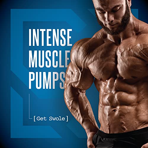 Siren Labs Vaso-VOL Liquid Muscle Pump Volumizer with Agmatine Sulfate - Pre Workout for Men to take Your Workouts to The Next Level with Vascularity and Performance (Mixed Berry)