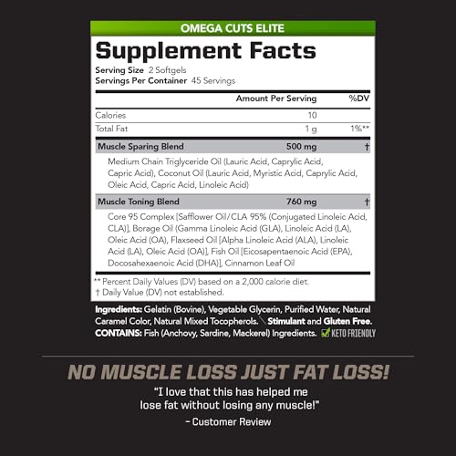 PMD Sports Omega Cuts Elite Fat Loss-Muscle Defining Formula - Omega Fatty Acids PMDBuy Supplements Australia