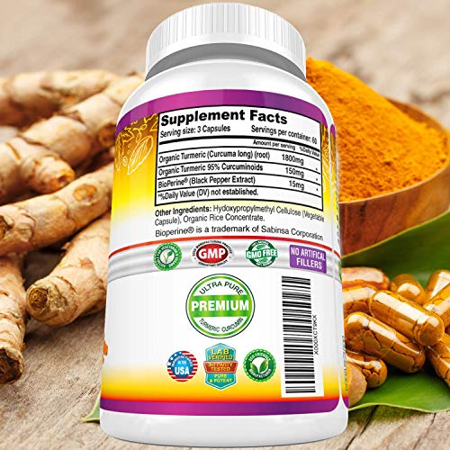Turmeric Curcumin with BioPerine 1950mg - Natural Joint & Healthy Inflammatory FRESH HEALTHCAREBuy Supplements Australia
