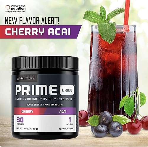 Complete Nutrition Prime Drive Cherry Acai Energy Drink Powder Complete NutritionBuy Supplements Australia