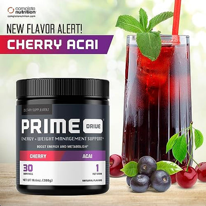 Complete Nutrition Prime Drive Cherry Acai Energy Drink Powder Complete NutritionBuy Supplements Australia