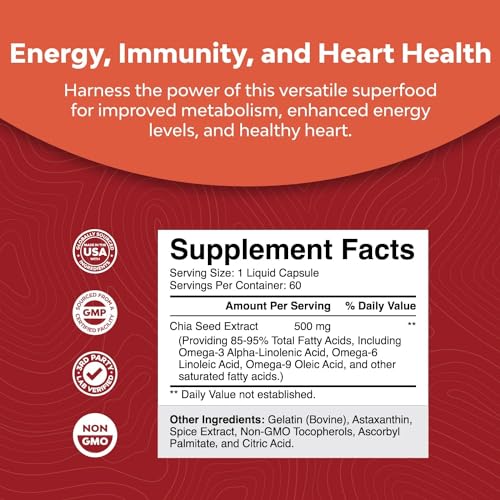 Potent Chia Seed Extract Pills for Men and Women Natural Supplement for Weight Loss Natures CraftBuy Supplements Australia