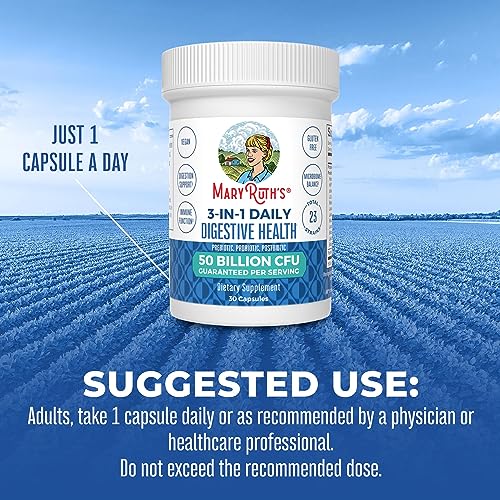 Mary Ruth's 3 in 1 Digestive Health Probiotic, 30 CT MaryRuth OrganicsBuy Supplements Australia