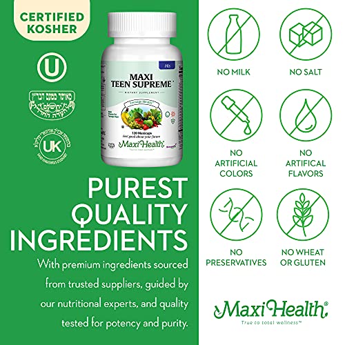Maxi Health Teen Supreme HIS Vitamins for Teen Boys (120) - Teen Multivitamin for Young Maxi HealthBuy Supplements Australia