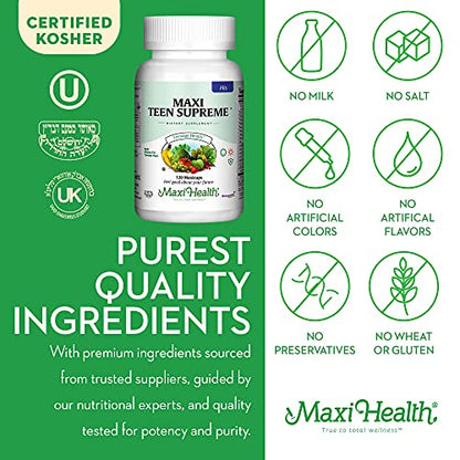 Maxi Health Teen Supreme HIS Vitamins for Teen Boys (120) - Teen Multivitamin for Young Maxi HealthBuy Supplements Australia