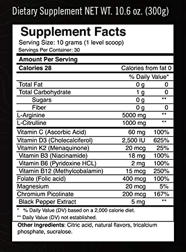 MTN OPS Enduro Nitric Oxide Supplement & Stim-Free Pre Workout - 30 Servings - with Magnesium Citrate, Beet Root Powder, Niacinamide, L Arginine & L Citrulline - Raspberry Flavor