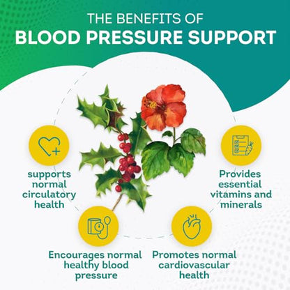 PurePremium Blood Pressure Support Supplement with Hawthorn, Hibiscus & Garlic Extract PurePremium SupplementsBuy Supplements Australia
