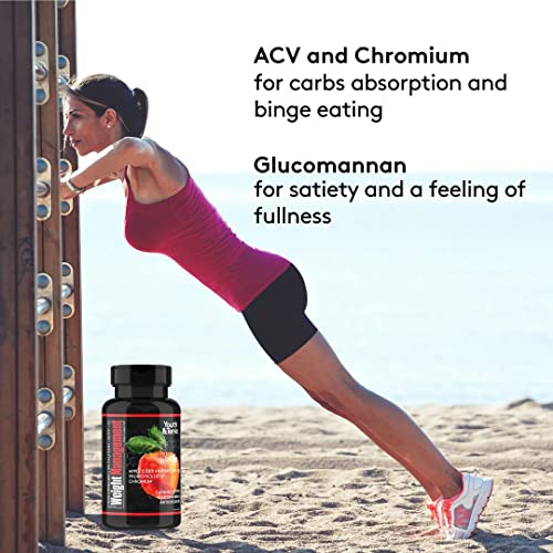 Youth & Tonic Natural Appetite Suppressant for Weight Loss / 1000 mg Apple Cider Youth & TonicBuy Supplements Australia