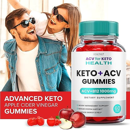 (2 Pack) Acv for Keto Health Gummies - Official Formula, Vegan - Acv for Keto Health Gummies HealthlyBuy Supplements Australia