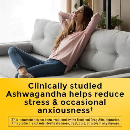Nature Made Ashwagandha Capsules 125mg for Stress Support, 60 Capsules, 60 Day Supply Nature MadeBuy Supplements Australia