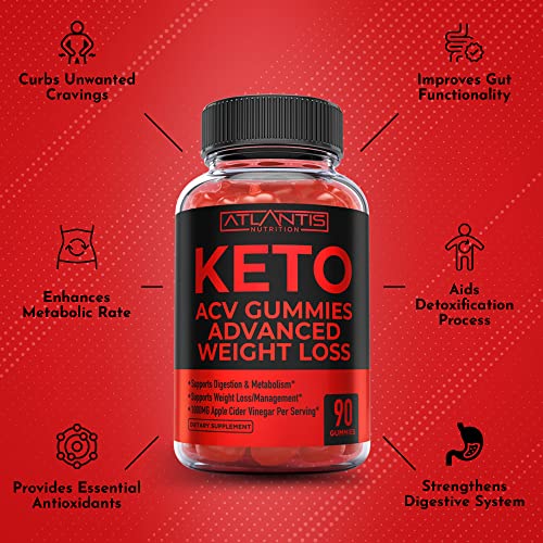 Keto ACV Gummies for Weight Loss - Supports Digestion, Advanced Weight Loss, Detox Atlantis NutritionBuy Supplements Australia