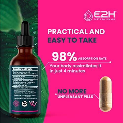E2H Uric Acid Support Supplement - Tart Cherry and Devil’s Claw - Supports Uric Acid Health E2H EARTH TO HUMANSBuy Supplements Australia