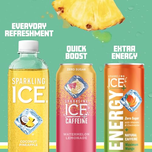 Sparkling Ice, Coconut Pineapple Sparkling Water, Zero Sugar Flavored Water, with Vitamin Sparkling ICEBuy Supplements Australia