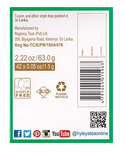 Hyleys Detox Tea 14 Days Kit - 42 Tea Bags - Herbal Supplement - Mother's Mother's Day HYLEYSBuy Supplements Australia