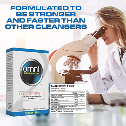 Wellgenix Omni Herbal Detox Cleanse Softgel: Fast Acting Body Detox, Quick Flush Toxin Removal WellgenixBuy Supplements Australia