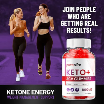 (2 Pack) Pure Slim Keto ACV Gummies - Advanced Formula PureSlim Keto Plus ACV Gummies IndeloBuy Supplements Australia