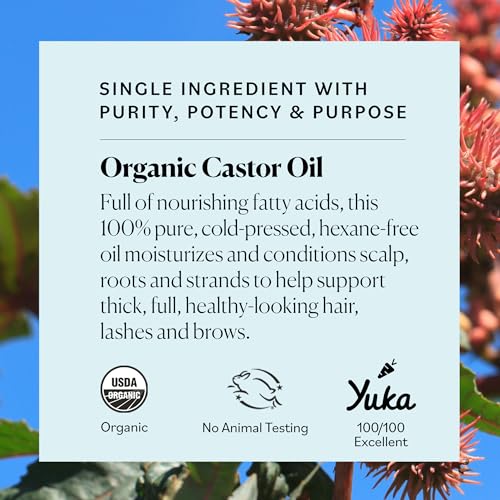 Sky Organics Organic Castor Oil (16 oz) USDA Certified Organic, 100% Pure, Cold Pressed Sky OrganicsBuy Supplements Australia