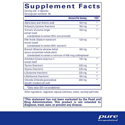 Pure Encapsulations Liver-G.I. Detox | Support for Liver and Gastrointestinal Detoxification Pure EncapsulationsBuy Supplements Australia