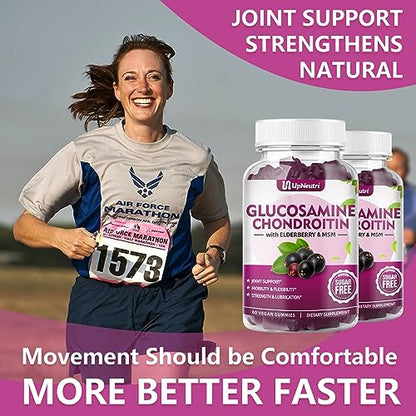 UPNEUTRI Glucosamine Chondroitin Gummies Sugar Free, Extra Strength 1500mg UPNEUTRIBuy Supplements Australia