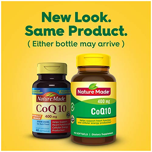 Nature Made CoQ10 400mg, Dietary Supplement for Heart Health Support, 40 Softgels Nature MadeBuy Supplements Australia