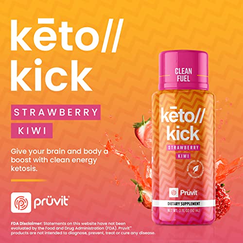 Pruvit Keto Kick Strawberry Kiwi Exogenous Ketones Exalt The Benefits of Natural Slim PRÜVITBuy Supplements Australia
