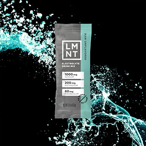LMNT Zero-Sugar Electrolytes - Raw Unflavored Salt - Hydration Powder Packets Drink LMNTBuy Supplements Australia