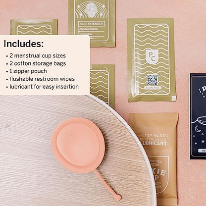 Pixie Cup 2 Menstrual Discs - Most Comfortable Reusable Period Discs - Removable Stem Pixie CupBuy Supplements Australia