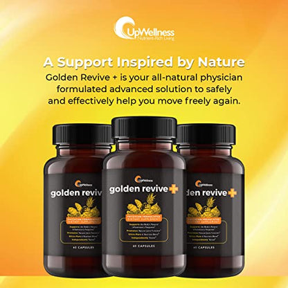 UpWellness Golden Revive + Joint Support with Quercetin, Magnesium, and Turmeric UpWellness Nutrient-Rich LivingBuy Supplements Australia