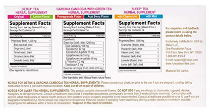 Hyleys Detox Tea 14 Days Kit - 42 Tea Bags - Herbal Supplement - Mother's Mother's Day HYLEYSBuy Supplements Australia