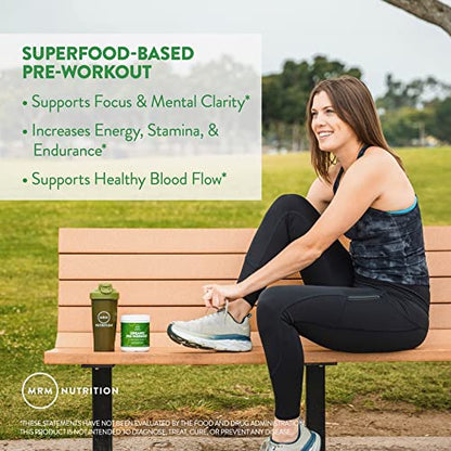 MRM Nutrition Organic Pre-Workout Powder | Black Cherry Flavored | Superfoods MRMBuy Supplements Australia