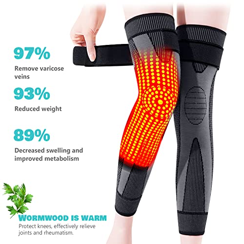 DAFUZ Tourmaline Acupressure self-Heating Shaping Knee Sleeve, Mugwort Acupressure DAFUZBuy Supplements Australia
