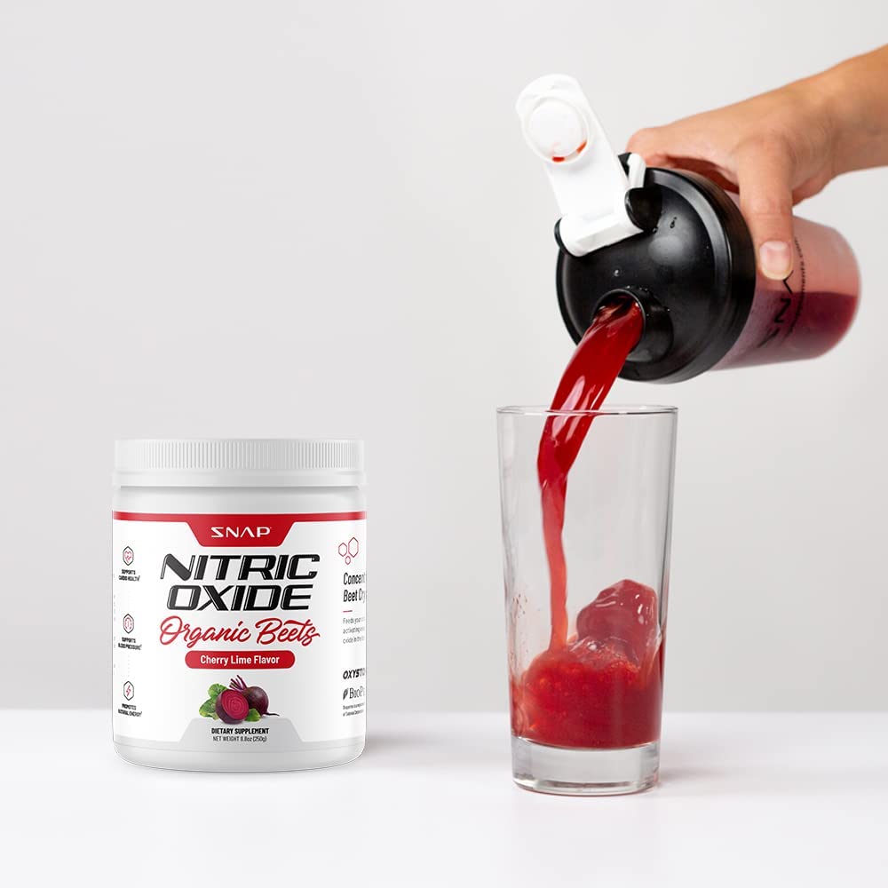 Snap Supplements Nitric Oxide Booster and Beet Powder