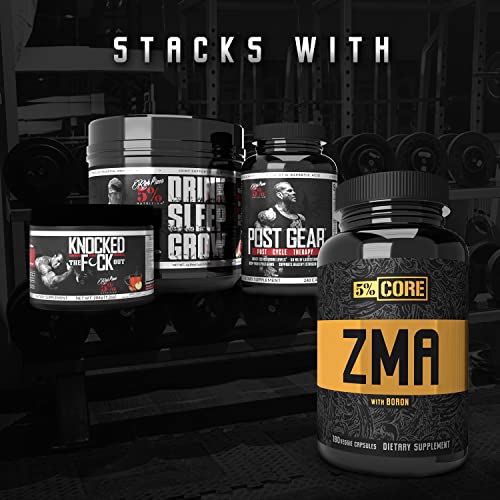 5% Nutrition Core ZMA (with Boron) | Promotes Recovery by Restoring Levels of Zinc, Magnesium & Vitamin B-6 (90 Capsules) 5% NutritionBuy Supplements Australia