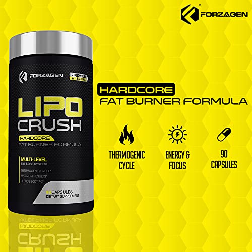 Forzagen Lipocrush Thermogenic Fat Burner for Men and Women, 90 Belly Fat Burner ForzagenBuy Supplements Australia