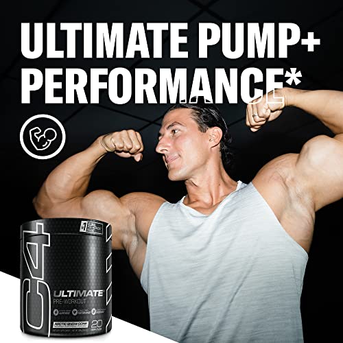 C4 Ultimate Pre Workout Powder Arctic Snow Cone - Sugar Free Preworkout Energy CellucorBuy Supplements Australia
